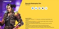 रिडीम कोड (Image via reward.ff.garena.com)